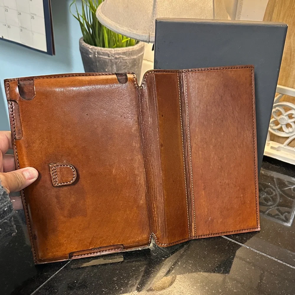 Restoration Hardware Brown Leather iPad Mini Cover